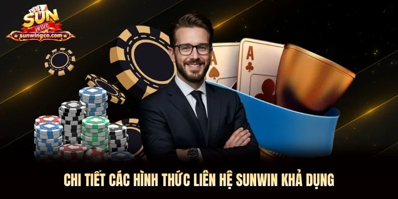 Chi tiết các hình thức liên hệ Sunwin khả dụng