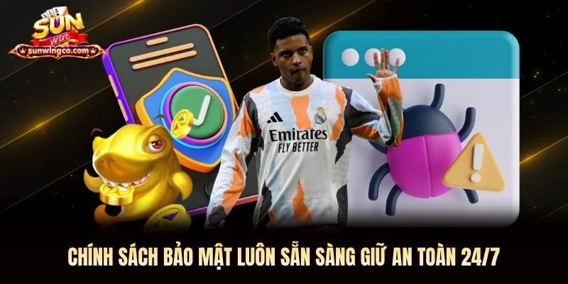 Chính sách bảo mật luôn sẵn sàng giữ an toàn 24/7