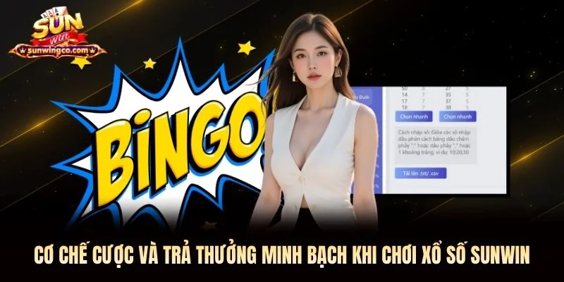 Cơ chế cược và trả thưởng minh bạch khi chơi xổ số Sunwin