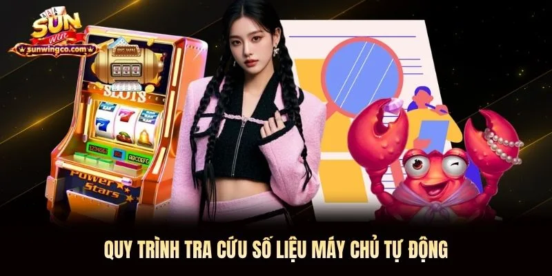 Quy trình tra cứu số liệu máy chủ tự động